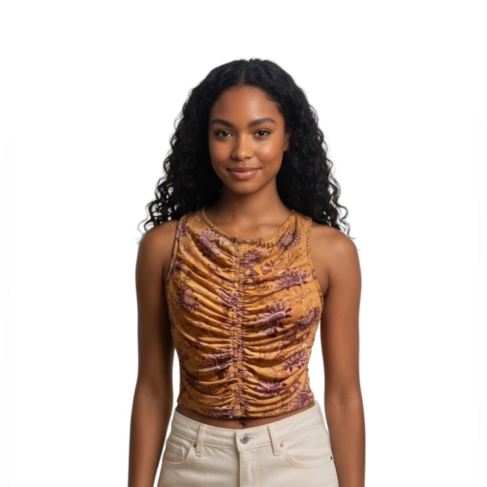 House Of Harlow 1960 floral sleeveless shirt